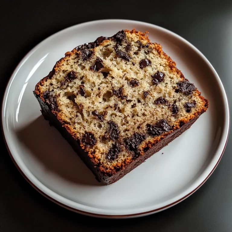 Banana Bread Recipe with Chocolate Chips