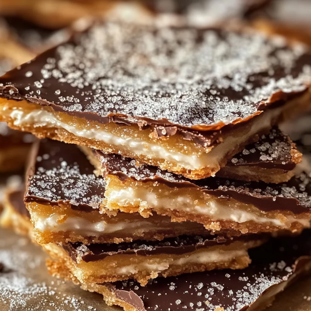 Churro Saltine Toffee