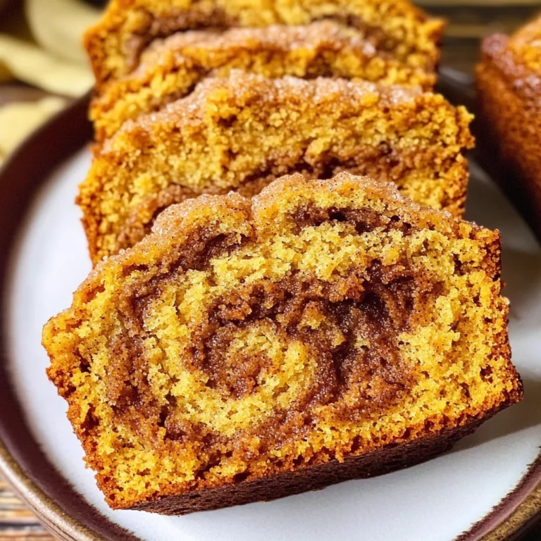Cinnamon Swirl Pumpkin Bread Mini Loaves