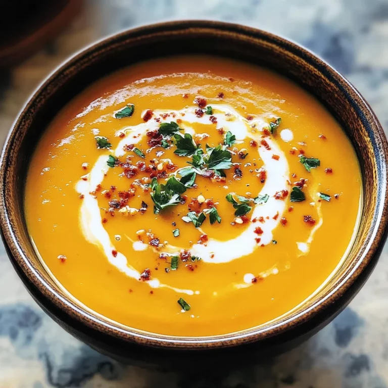 Easy Butternut Squash and Sweet Potato Soup