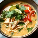 Easy Thai Coconut Chicken Soup