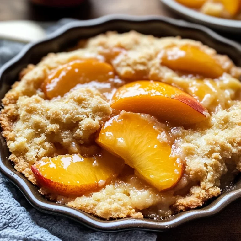 Fresh Peach Cobbler Recipe