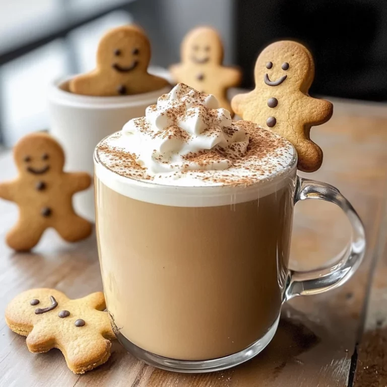 Homemade Gingerbread Latte
