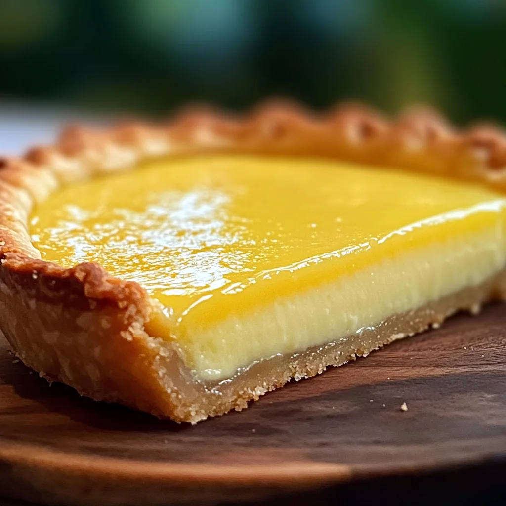 Lemon Custard Tart