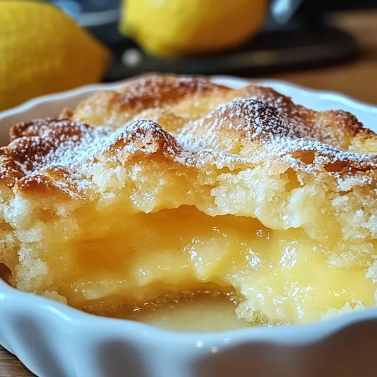Magic Lemon Cobbler Recipe: A Delightful Dessert Experience