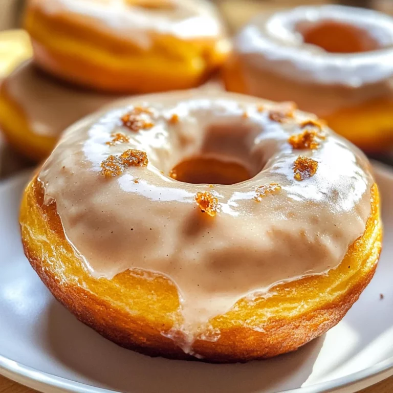 Maple Glazed Pumpkin Donuts