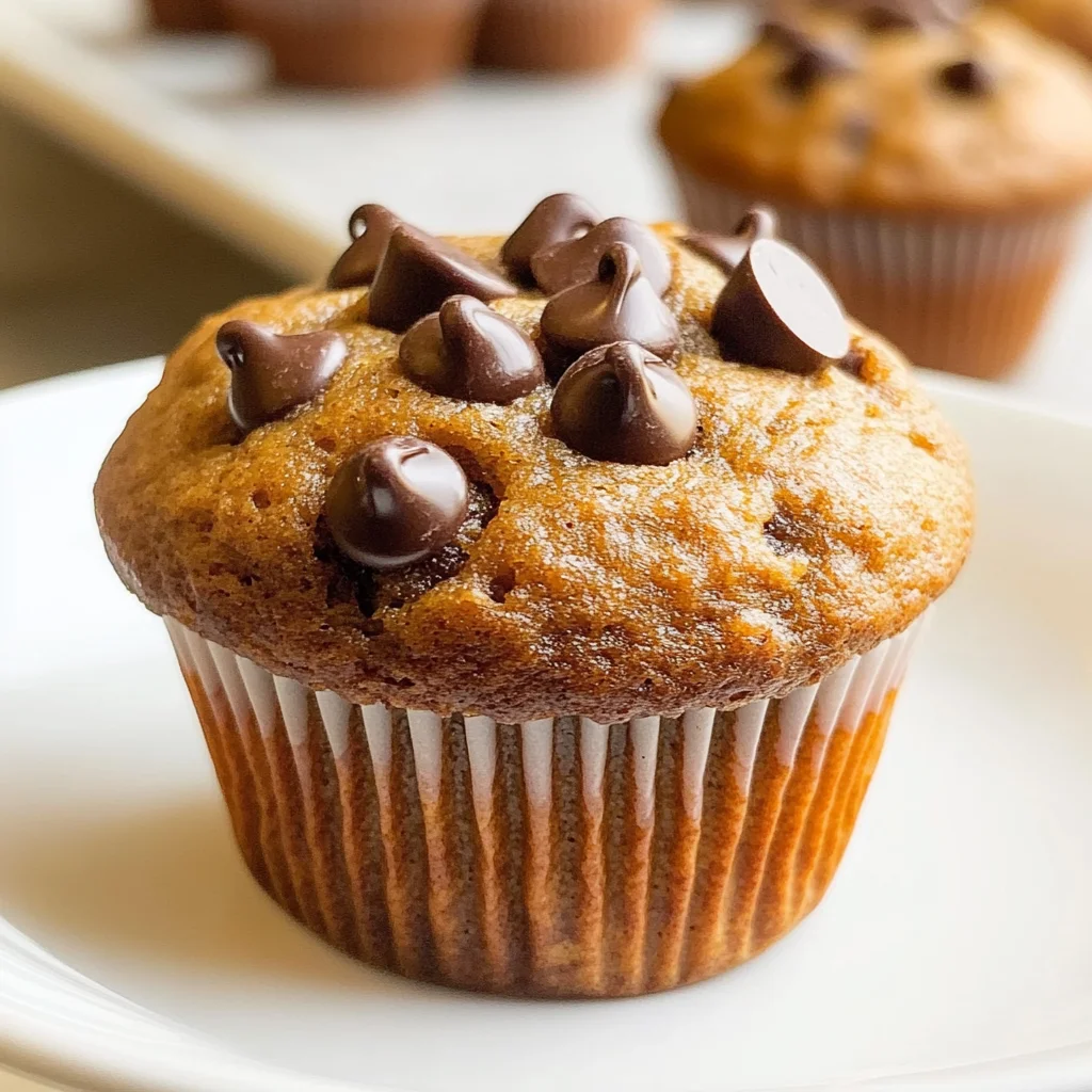 Pumpkin Chocolate Chip Muffins