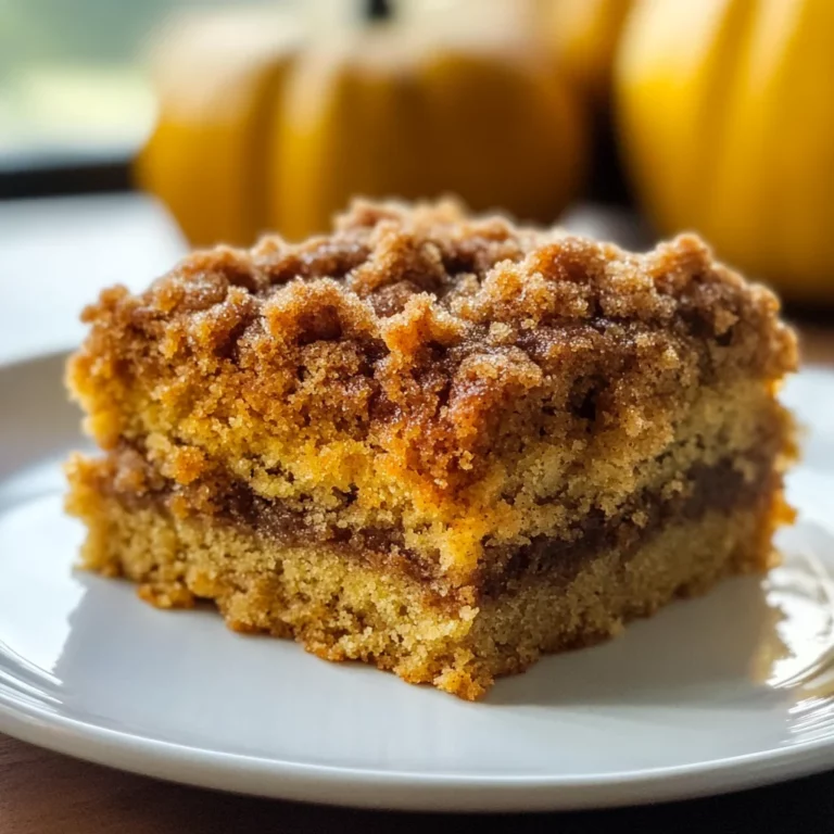 Pumpkin Coffee Cake