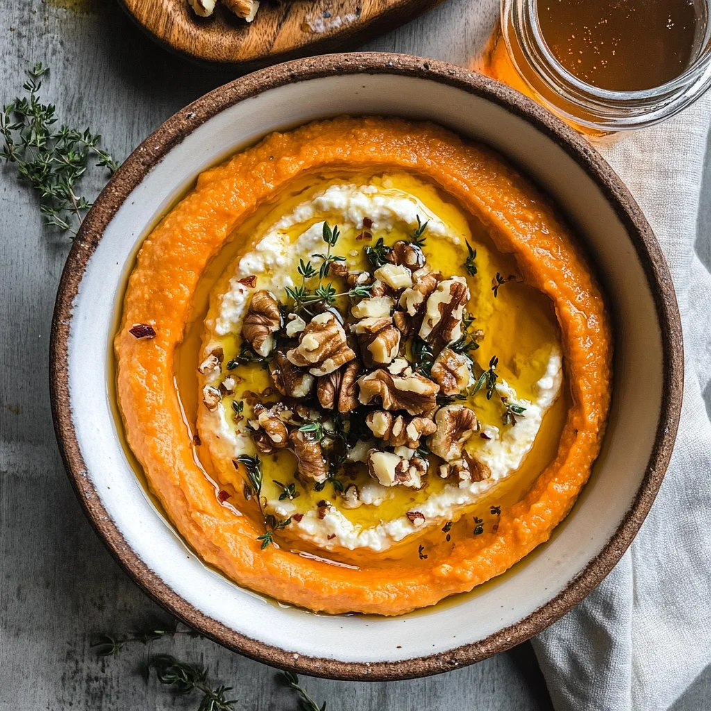 Pumpkin Whipped Feta Dip