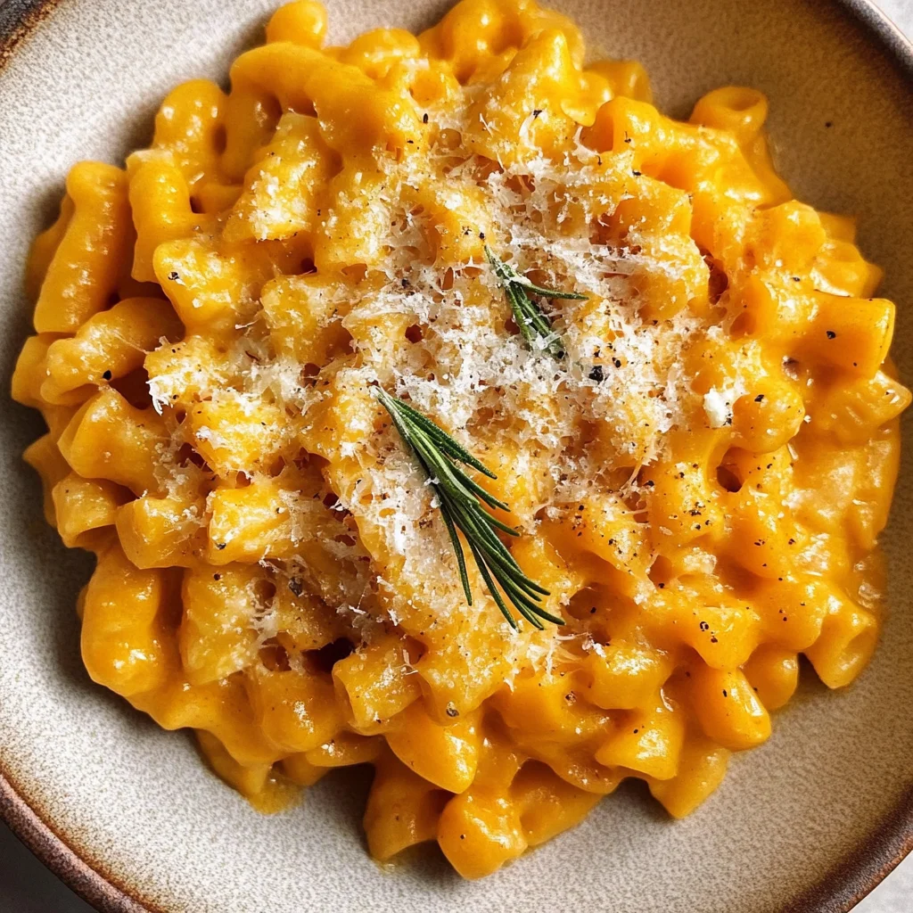 Roasted Pumpkin and Garlic Pasta