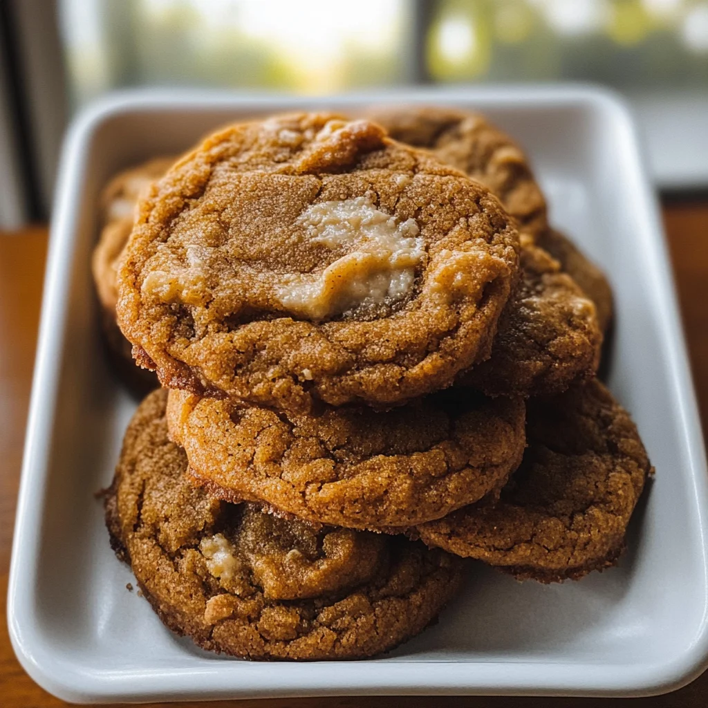 chewy maple pumpkin cookies