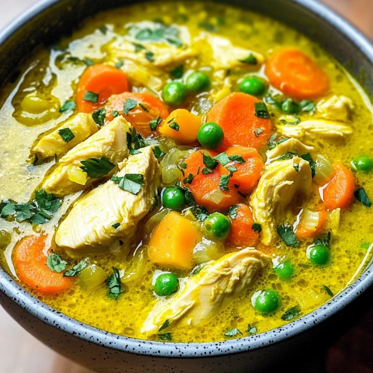 Anti Inflammatory Turmeric Chicken Soup