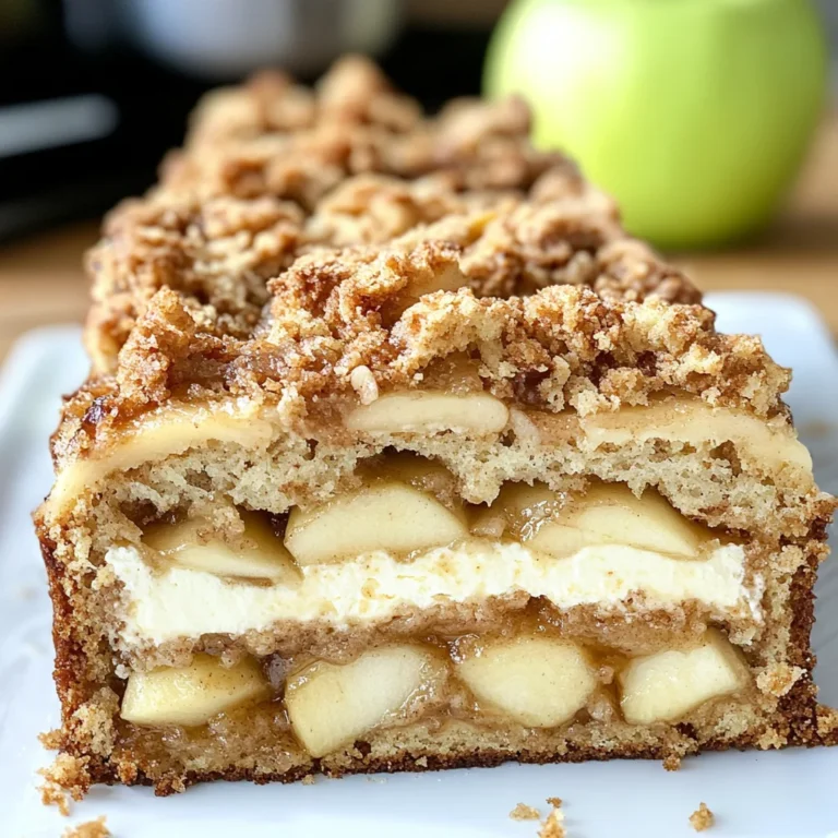 Apple Crisp Cheesecake Bread