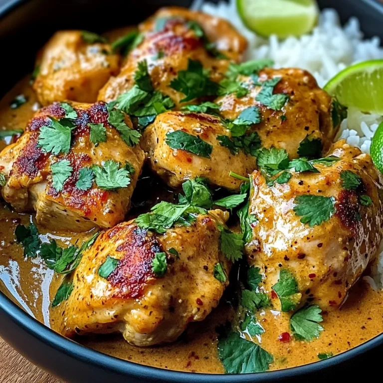 Baked Coconut Chili Chicken Thighs