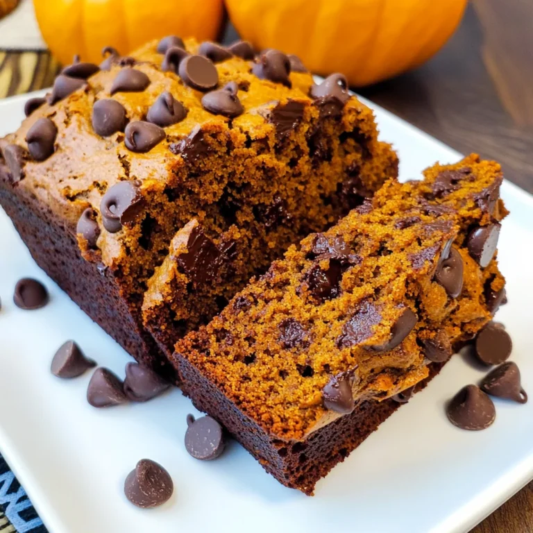 Best Chocolate Chip Pumpkin Bread