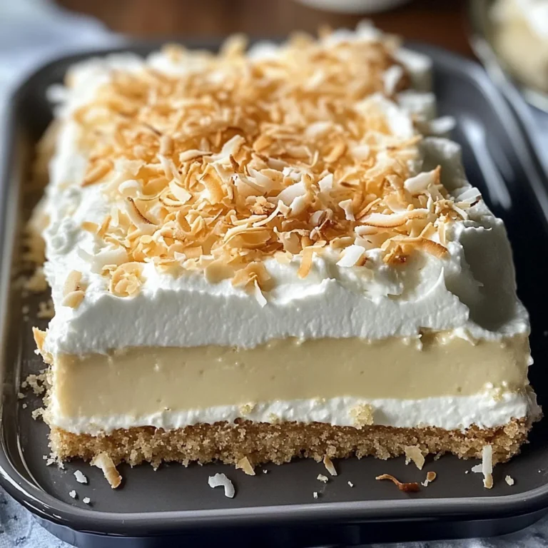 Coconut Cream Lush: A Creamy, No-Bake Dessert for Every Occasion