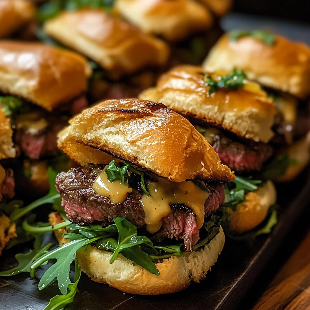Cowboy Butter Steak Sliders