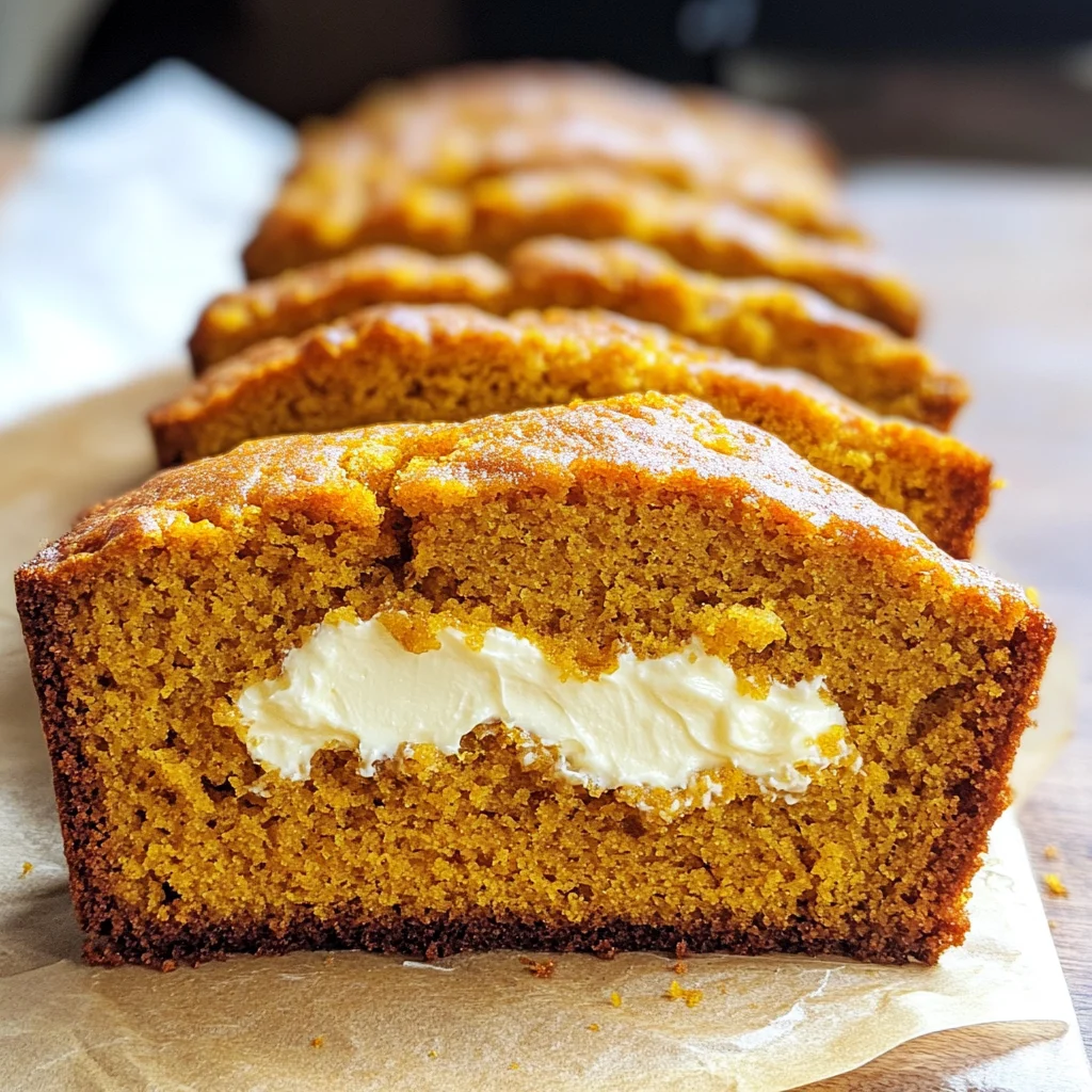 Cream Cheese-Filled Pumpkin Bread
