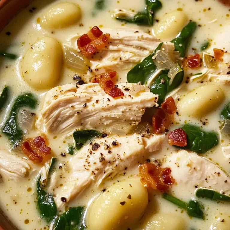 Creamy Crockpot Chicken Gnocchi Soup