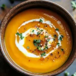Easy Butternut Squash and Sweet Potato Soup