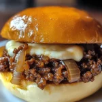 French Onion Beef Sloppy Joes