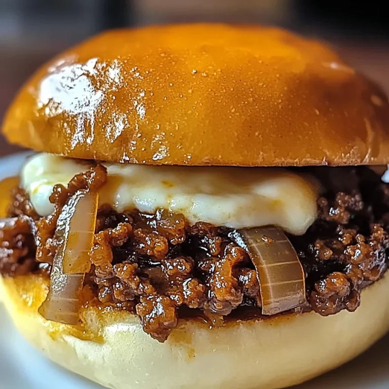 French Onion Beef Sloppy Joes
