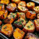 Garlic Butter Roasted Sweet Potatoes: A Delicious and Easy Recipe
