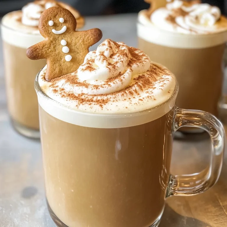 Homemade Gingerbread Latte