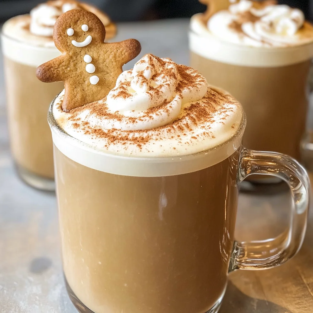 Homemade Gingerbread Latte