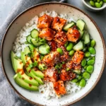 Honey Sriracha Salmon Bowls