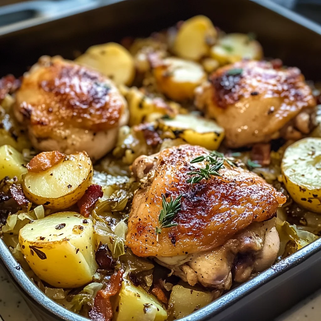 Irish Chicken with Cabbage and Potatoes