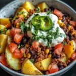 Loaded Potato Taco Bowl