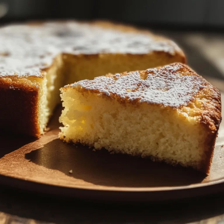 MIGLIACCIO: RICOTTA AND SEMOLINA CAKE