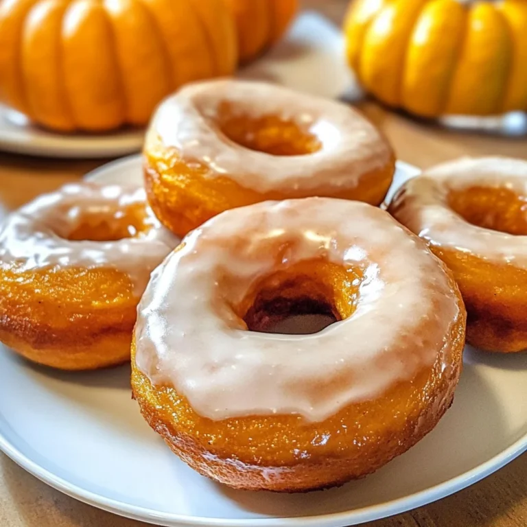 Maple Glazed Pumpkin Donuts