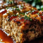 Melt-in-Your-Mouth Garlic Parmesan Chicken Meatloaf