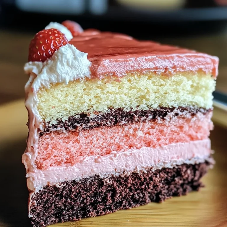 Neapolitan Cake
