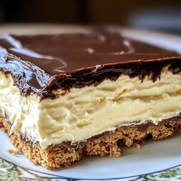 No-Bake Eclair Cake