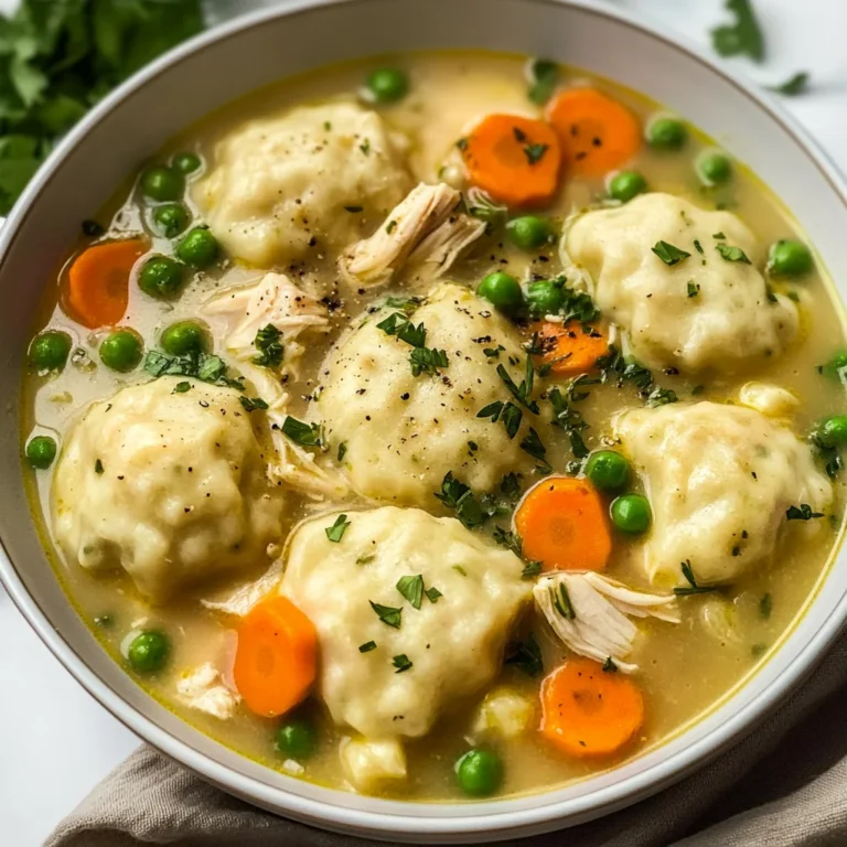 One Pot Chicken Dumpling Soup (with refrigerated biscuit dough!)