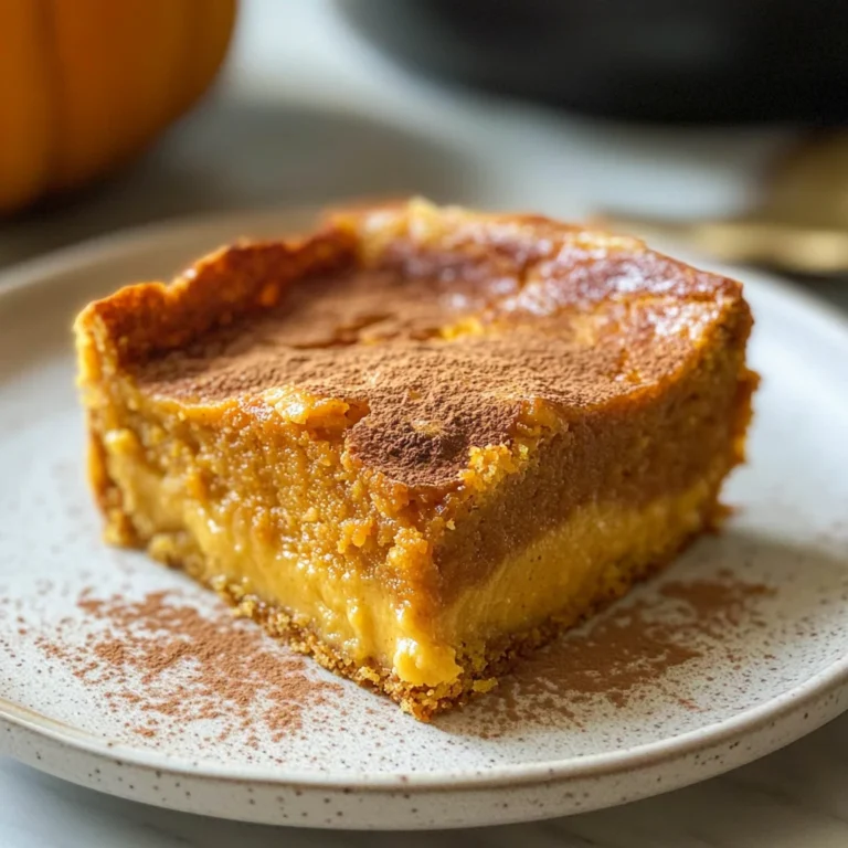 Pumpkin Gooey Butter Cake Recipe