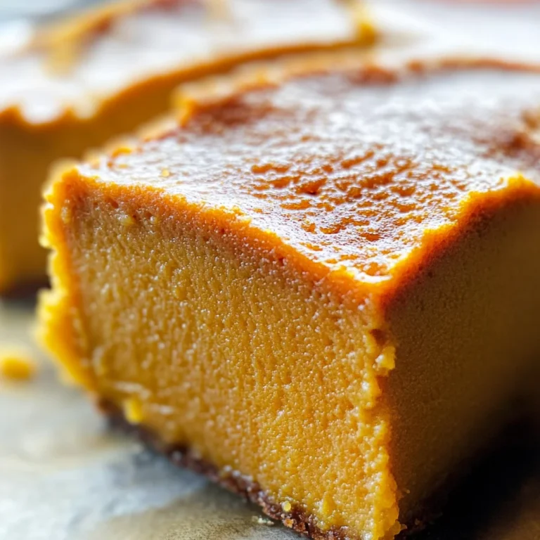 Pumpkin Magic Custard Cake Recipe