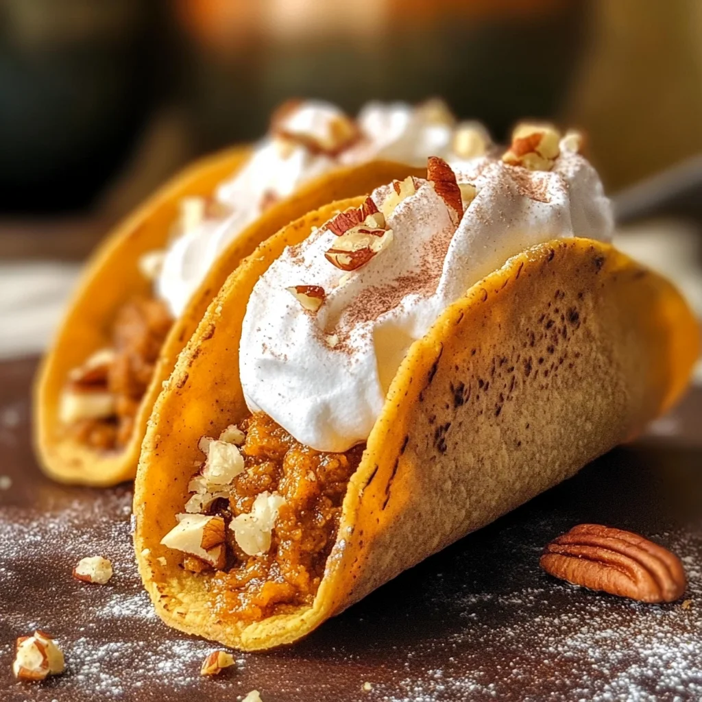 Pumpkin Pie Tacos