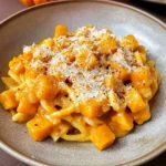 Roasted Pumpkin and Garlic Pasta