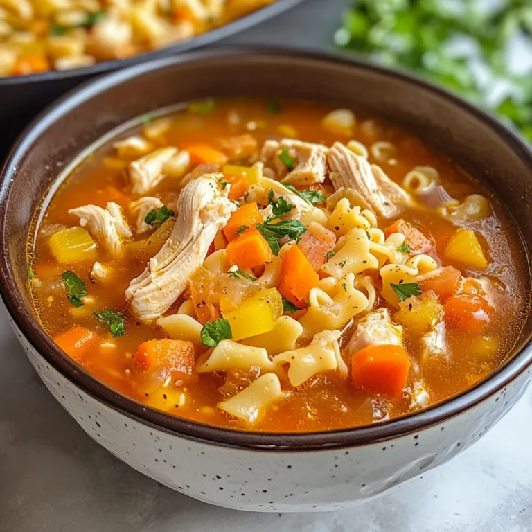 Sicilian Chicken Soup