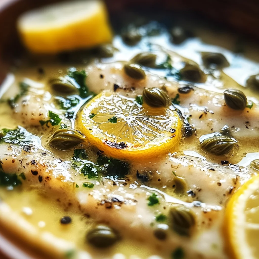 Simple Lemon Caper Sauce