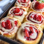 Strawberry Cheesecake Cinnabon Rolls Recipe