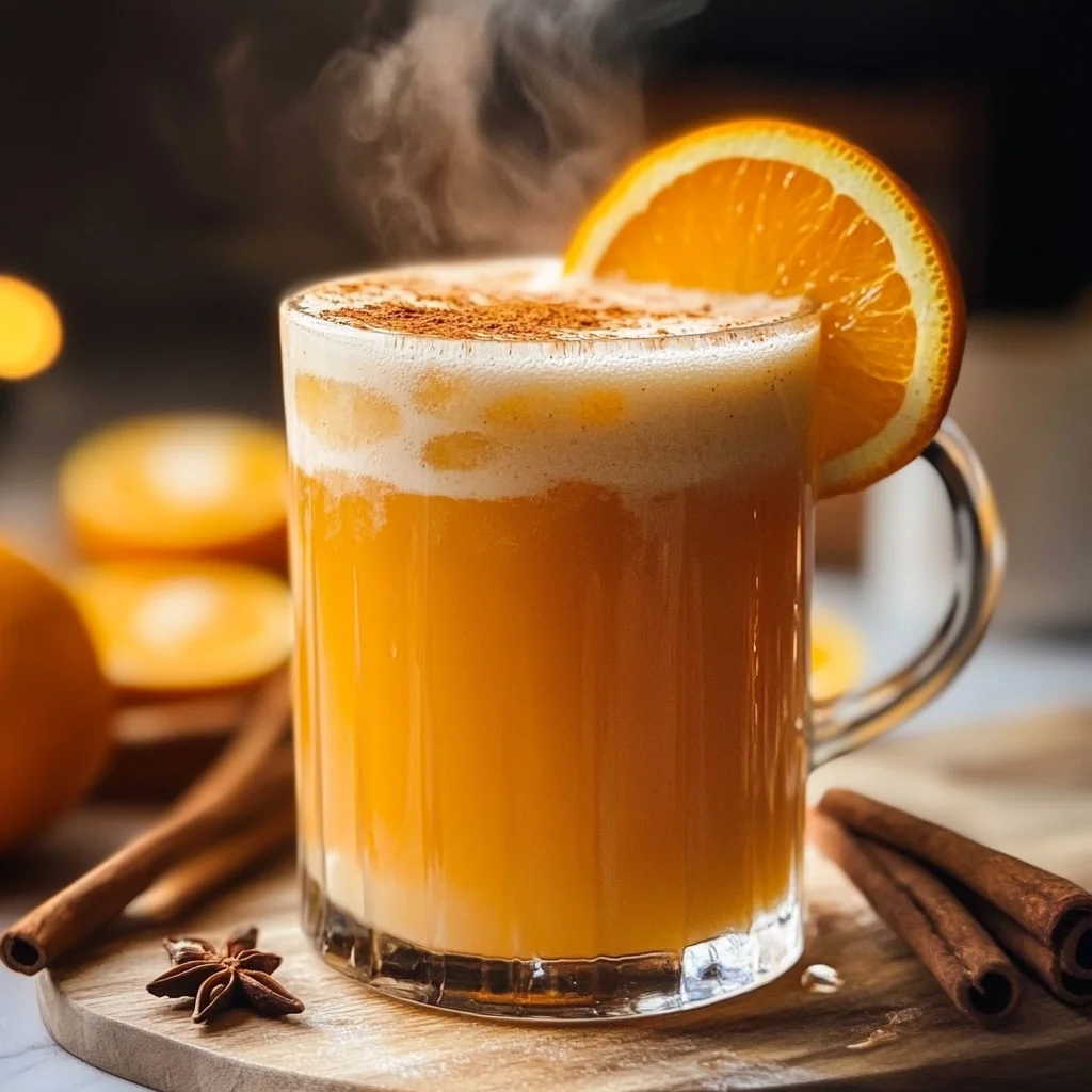Warm Cinnamon Orange Delight Mocktail Recipe