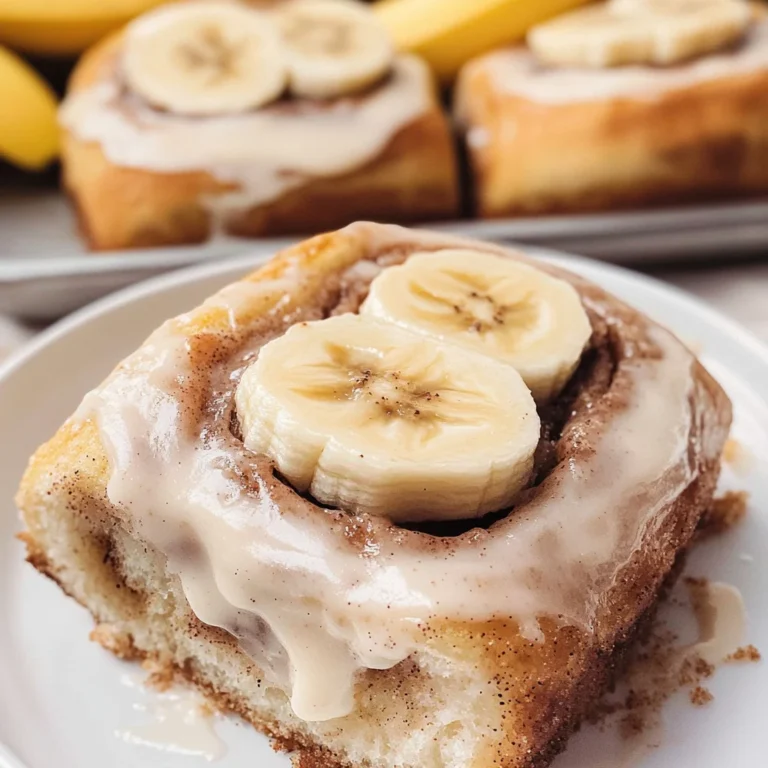 Banana Bread Cinnamon Rolls