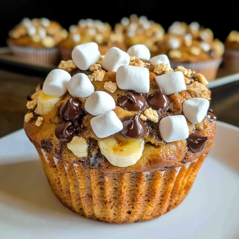 Banana S’mores Muffins