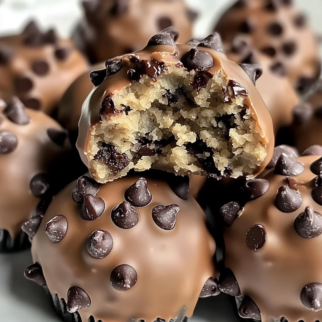 Chocolate Chip Cookie Dough Protein Balls!