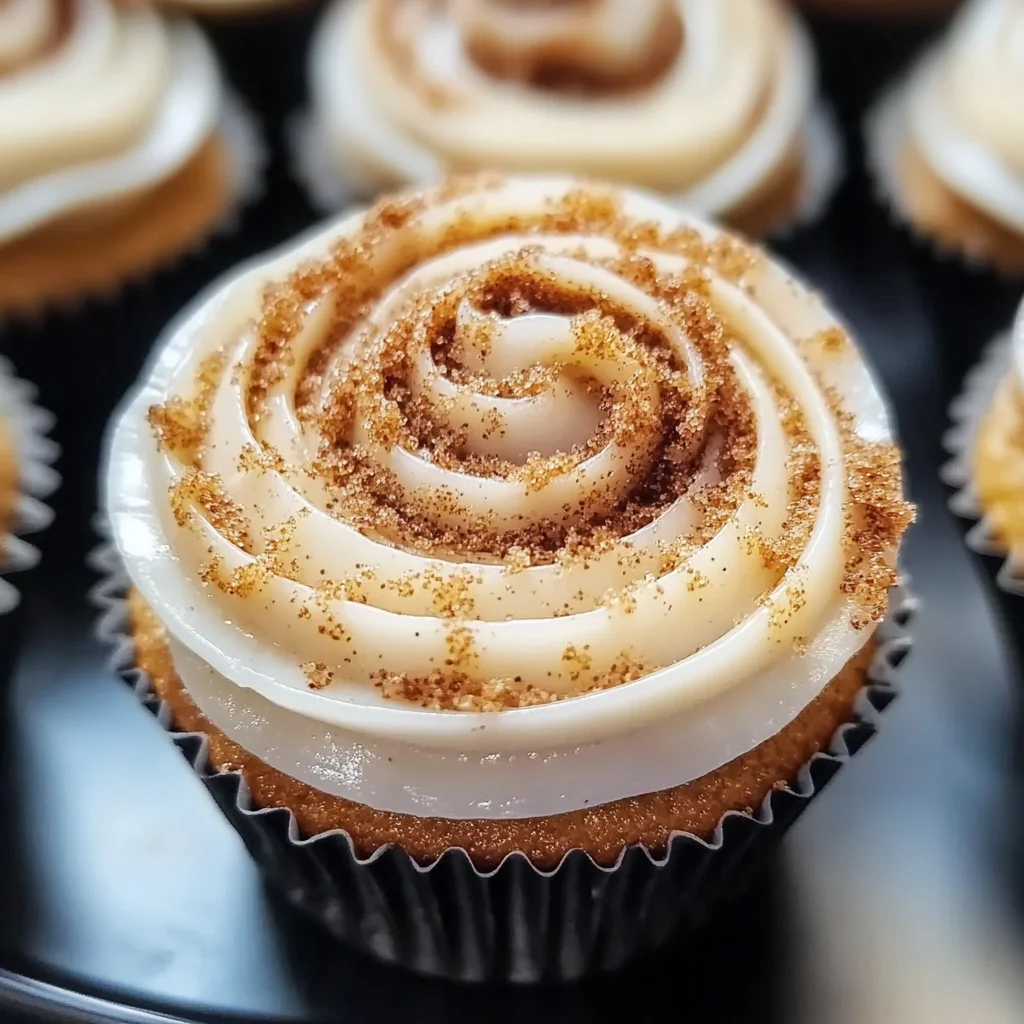 Cinnamon Roll Cupcakes